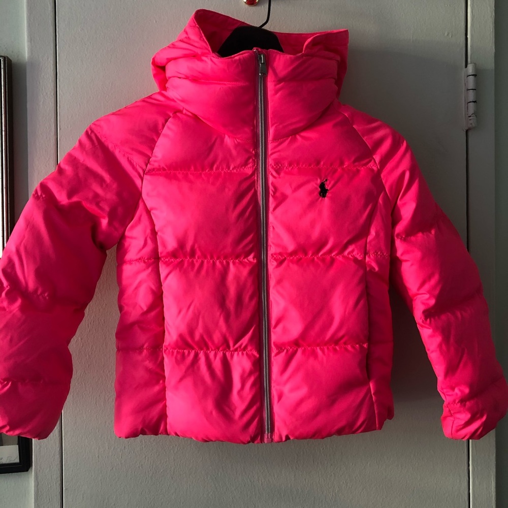 Polo Ralph Lauren Pink Puffer Jacket